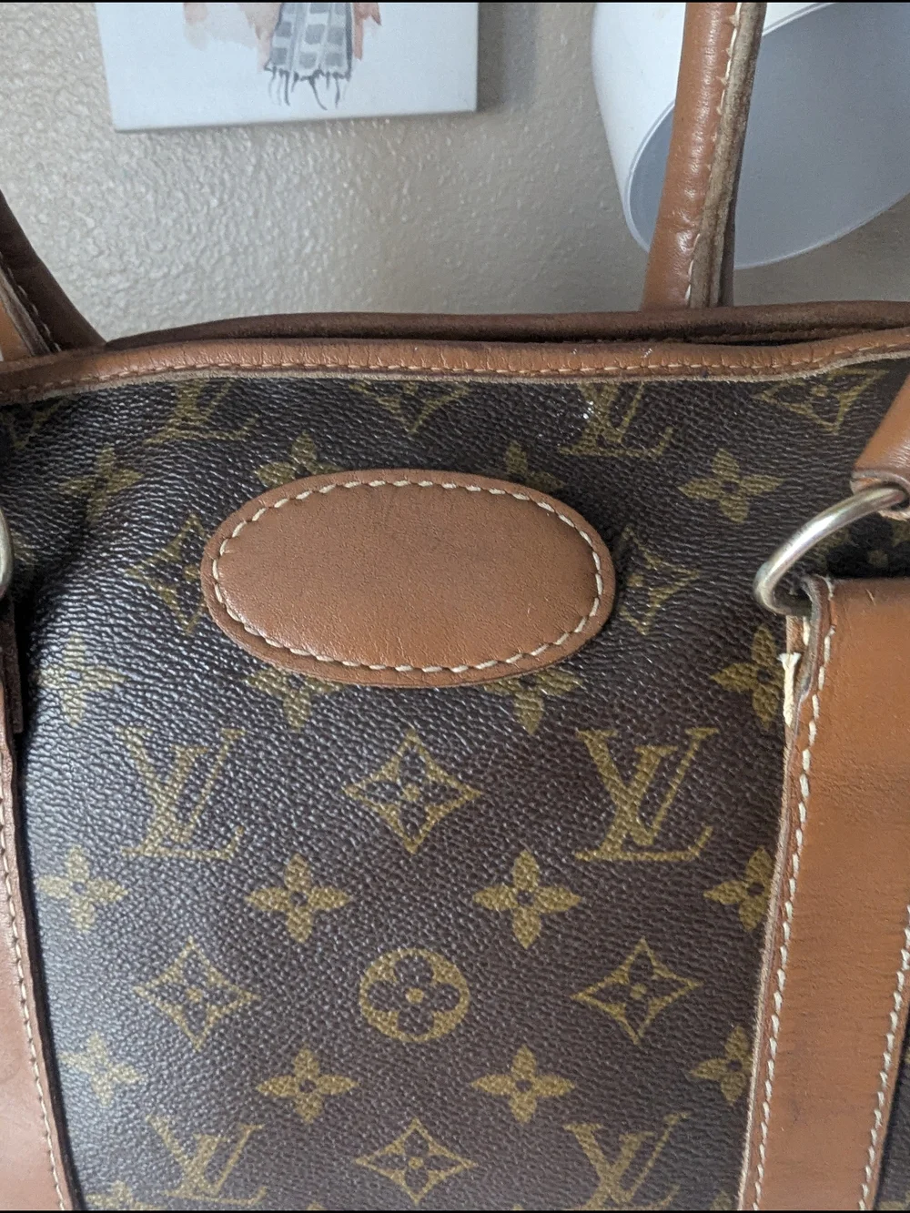 Louis Vuitton Monogram Canvas Brown Top-Handle Bag
